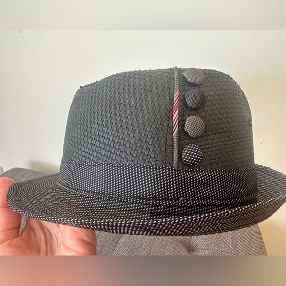Charcoal Gray Unisex Fedora Hat - Picture 1 of 12